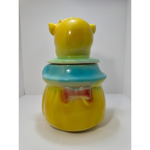 Little miss piggy American bisque cookie jar Vintage - Picture 3 of 9